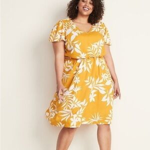 Old navy floral dress XL